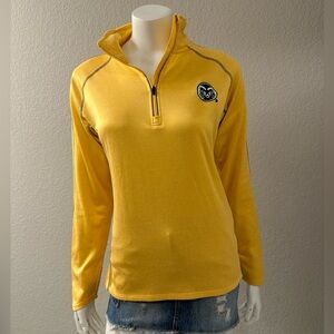Colorado State University Rams Collegiate Quarter Zip Size Small